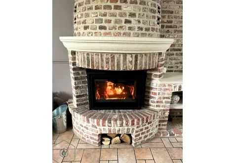 Rénovation Cheminée avec Insert Bois dans le Nord — Nature & Feu